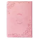 I Know the Plans Slimline LuxLeather Journal in Pink