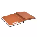 Journals Lux-Leather Bullet Elastic Closure Whatever Is True Brown