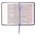 KJV Bible Mini Pocket Faux Leather, Purple
