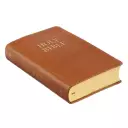 KJV Bible Giant Print Standard-size Full-grain Leather, Butterscotch
