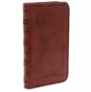 ESV Vest Pocket New Testament and Psalms, Brown, Imitation Leather, Proverbs, Sewn Binding, Durable Cover