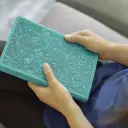 ESV Premium Gift Bible (Trutone, Teal, Floral Design)