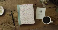 ESV Single Column Journaling Bible, Artist Series  (Cloth over Board, Lulie Wallace, Penelope)