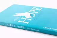 CSB Here's Hope New Testament, Blue, Paperback, Gift, Helpful Bible Passages, Salvation Plan