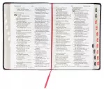 CSB Giant Print Bible, Black, Imitation Leather, Reference, Thumb Indexed, Ribbon Marker, Presentation Page, Topical Subheadings, Red Letter, Concordance, Maps