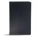 CSB Everyday Study Bible, Charcoal, Imitation Leather, Maps, Concordance, Presentation Page, Ribbon Marker