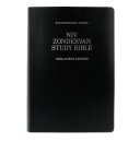 NIV Zondervan Study Bible, Grey, Bonded Leather, Anglicised, Illustrated, Cross-References, Maps, Charts, Study-Notes, Concordance, Articles from Leading Christian Writers, Ribbon Marker
