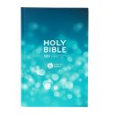 NIV Large Print Bible, Blue, Hardback, Maps, Shortcuts, Events and People of the Bible, Reading Plan and Bible Guide, Quick Links, British Spelling