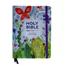 Hannah Dunnett, NIV Journalling Bible, Blue, Hardback, Easy-to-Read, Single-Column, Shortcuts to Key Stories, Events of the Bible, Reading plan