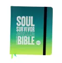 NIV Soul Survivor Journalling Bible, Green, Hardback, Wide Margins, Colour in Verses, Verse-Mapping Pages, Activities, 30 Bible Studies