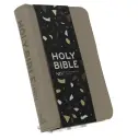 NIV Pocket Bible, Gold, Paperback, Zip, Shortcuts to Key Passages, Ribbon Marker