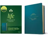 NLT Life Application Study Bible, Third Edition, Large Print (LeatherLike, Teal Blue, Red Letter)