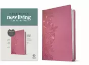 NLT Large Print Thinline Reference Bible, Filament-Enabled Edition (LeatherLike, Peony Pink, Red Letter)