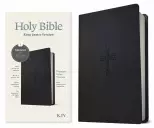 KJV Premium Value Thinline Bible, Filament-Enabled Edition (LeatherLike, Black Radiant Cross, Red Letter)