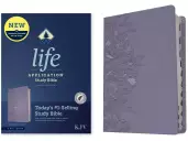 KJV Life Application Study Bible, Third Edition (LeatherLike, Peony Lavender, Indexed, Red Letter)
