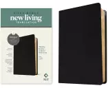 NLT Thinline Center-Column Reference Bible, Filament-Enabled Edition (Genuine Leather, Black, Red Letter)