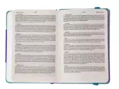 NIV Pocket Mint Polka-Dot Notebook Bible, Light Blue, Hardcover, Shortcuts, Reading plan, Timeline, Book by Book Overview