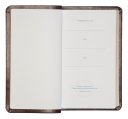 CSB Compact Bible, Brown, Imitation Leather, Two-Column Text, Topical Subheadings, Words of Christ in Red, Concordance, Presentation Page