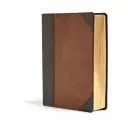 CSB Tony Evans Study Bible, Black/Brown, Imitation Leather, Maps, Ribbon Marker, Presentation Page, Study Notes,Maps