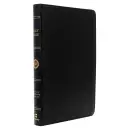 ESV Thinline Bible, Black, Bonded Leather, Two-Column Format, Concordance, Words of Jesus in Red Text, Presentation Pages, Ribbon Marker, Gold Page Edging