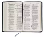 ESV Thinline Bible, Black, Genuine Leather, Maps, Lifetime Guarantee, Concordance, Ribbon, Gilded Edges, Words of Christ Red