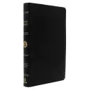 ESV Thinline Bible, Black, Genuine Leather, Maps, Lifetime Guarantee, Concordance, Ribbon, Gilded Edges, Words of Christ Red