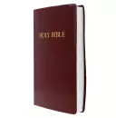KJV  Gift & Award Bible Burgundy Imitation Leather Words of Christ in Red