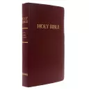 KJV  Gift & Award Bible Burgundy Imitation Leather Words of Christ in Red