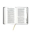 Legacy Standard Bible, Handy Size Paste-Down Black Faux Leather Red Letter