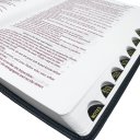 Legacy Standard Bible, Handy Size Paste-Down Black Faux Leather Red Letter