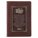 The Lord's Prayer Journal: Ribbon Marker, Debossed Brown Faux Leather Flexcover