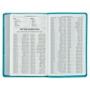 KJV Holy Bible, Gift Edition for Girls/Teens King James Version, Faux Leather Flexible Cover, Teal Butterfly