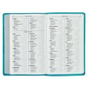 KJV Holy Bible, Gift Edition for Girls/Teens King James Version, Faux Leather Flexible Cover, Teal Butterfly