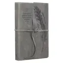 Change the World Soft Full Grain Leather Journal with Wrap Closure