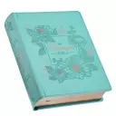 KJV Promise Bible, Teal, Imitation Leather, Journalling, Colouring, Gilt Edge, Ribbon Marker, Book Introductions, Presentation Page, Stickers, Bible Tabs, Storage Pocket