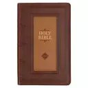 KJV Bible Giant Print Standard-size Faux Leather, Saddle Tan/Butterscotch