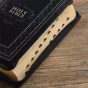 KJV Bible Giant Print Full-size Faux Leather, Black w/zipper