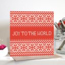 Joy to the World Christian Christmas Cards Pack of 6