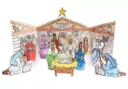 Colour, Make and Doodle Activity Pack - Nativity Scene