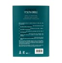 ERV Authentic Youth Bible, Teal, Hardback, Anglicised, Easy to Read Version, Bible Study Material, Presentation Page, Insights, Topic Notes, Colouring pages