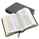 KJV Classic Reference Bible: Black, Calfskin