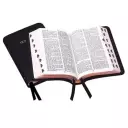 KJV Text Bible: Black, Calfskin, Thumb Index