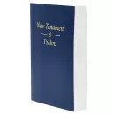 KJV Pocket Size New Testament And Psalms, Blue, Paperback, Daily Bible Reading Plan