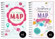 The Scripture Memory and Prayer Map for Girls bundle