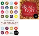 A King is Born Christmas Cards & Are you ready for Christmas? Tract Bundle