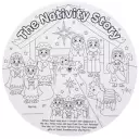 Nativity Colour-in Story Wheels