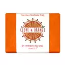 Clove & Orange handmade soap with Bible verse