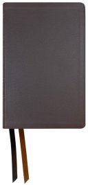 NASB 2020 Large Print Personal Size Bible, Brown Leather