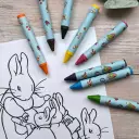 8 Jumbo Crayons - Peter Rabbit Pastel Stripes