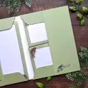 Foldover Writing Paper Set - Patricia Maccarthy Jungle Green